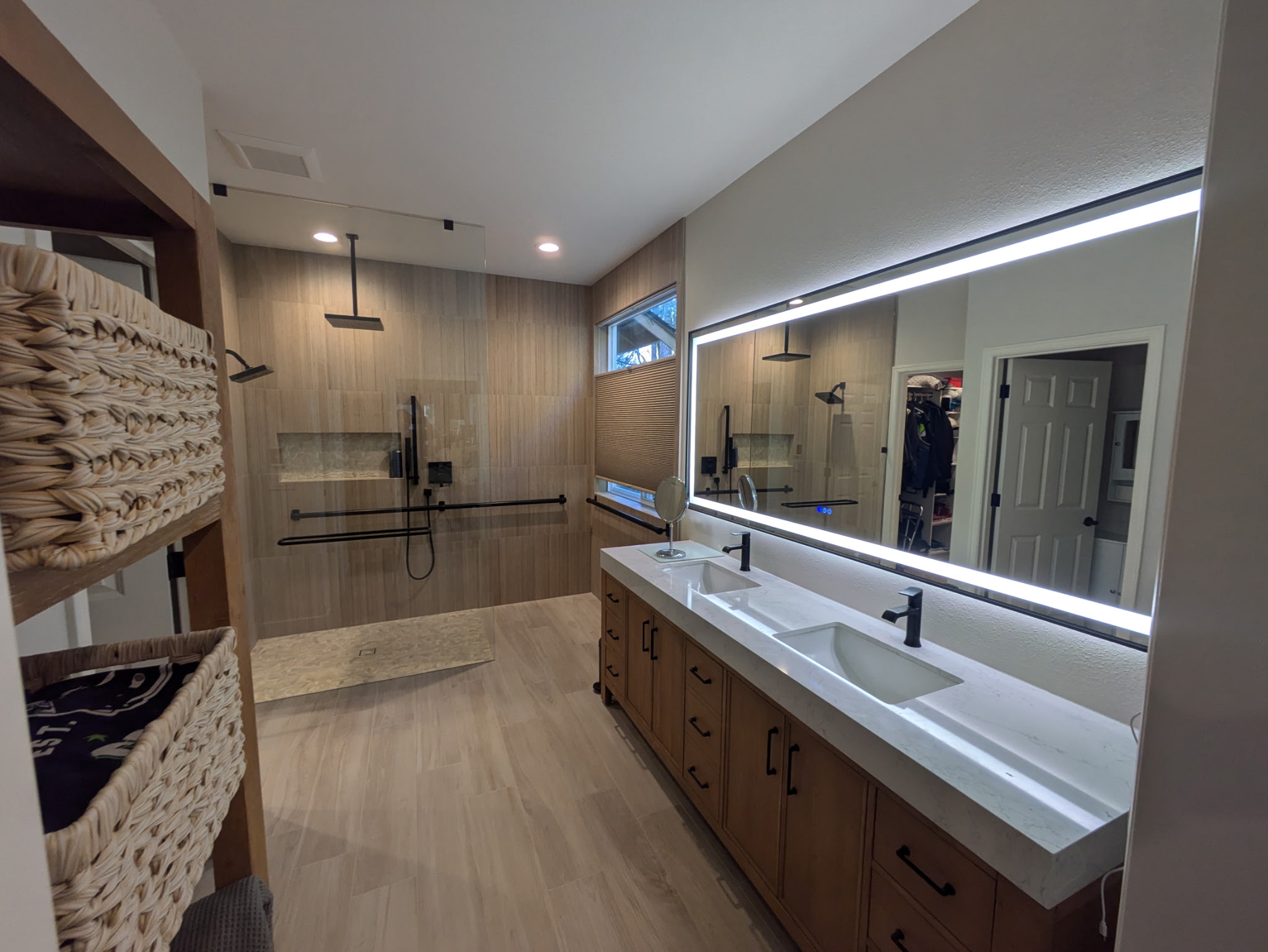 Master Bath Remodel — Walk-In Shower & Double Vanity